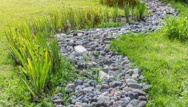 River Rock Garden Installation in New Baltimore