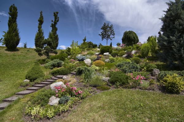 Steep Terrain Landscaping in New Baltimore